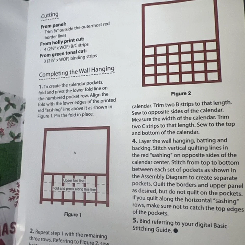 Annie's Holiday Quilters Club Advent Calendar,‎ Timeless Treasures Christmas New